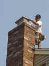 installing chimney cap