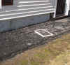pieces of vinyl gable vent