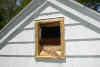 Chewed-out Attic Vent
